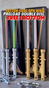 As Shock Set Tabung Ninja Bottom Skok Depan Ninja Double Disc Free Bottom Ninja Ride It