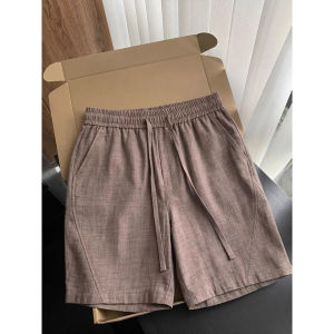 OUMULONG | Breathable Cotton Linen Loose Fit Summer Shorts