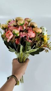 COD RANUMCULUS DURI CABANG 5 ARTIFICIAL - BUNGA HIASAN RUMAH KAMAR & DEKORASI PELAMINAN - IMPORT