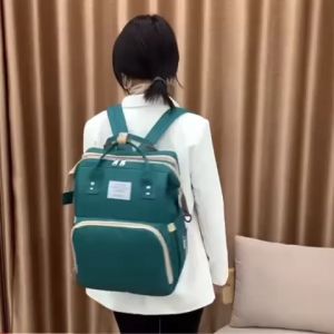 Customize Baby Portable Backpack 3 in 1 Travel Bag Insulated Pocket Multipurpose Baby Travel Bag Backpack Foldable Baby Bed