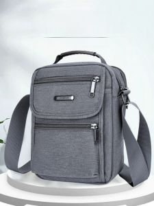 Waterproof Oxford Cloth Men Shoulder Bag K-style Abrasion Resistant Crossbody Bag New Arrival Fashion Trendy Sports Large Capacity Handbag