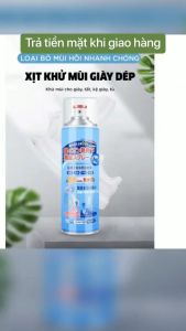 Combo 5 Chai Xịt Khử Mùi Giày Dép NaNo Bạc Xịt Khử Mùi Hôi Chân