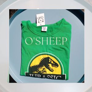 O Sheep พร้อมส่ง(จาก กทม.) ชุดเซ็ต 2 ชิ้น ชุดเซ็ทเด็กชาย ชุดเซ็ทเด็กโต 5-12 ปี เสื้อ+กางเกงขาสั้น ชุดเซ็ทขาสั้นเด็กชาย สีเขียว ผ้าดีลายชัด