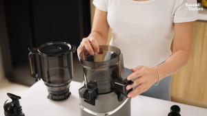 Russell Taylors Masticating Cold Press Slow Juicer with 130mm Wide Feeding Tube | SJ3