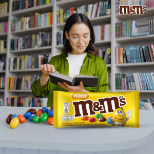 M&MS Peanut Chocolate Single 37G Chocolate / Crunchy / Snacks