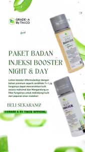 GRADE A BY TMCO - Paket Lotion Injeksi Boster Pagi Dan Malam 100ml