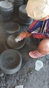 Cobek Lotek Ukuran 30Cm