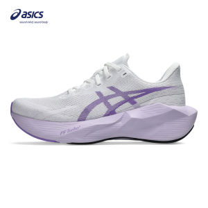 ASICS Women NOVABLAST 6 Running Shoes in White/Murasaki
