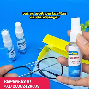 Cairan Pembersih Kacamata Spray Isi 25 ml Efektif Merawat Lensa Kacamata Lebih Jernih