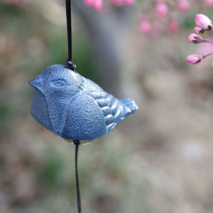 Chinese Cast Iron Courtyard Outdoor Wind Chimes Balcony Ornaments Japanese Style Pendant Vintage Iron Bell Canopy Camping Bell