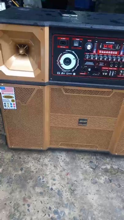 Loa kéo 4 tấc đôi nằm ngang bass 4 tất công suất cực khủng, tặng 2 micro UHF cao cấp