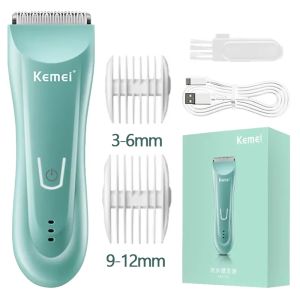 Kemei KM-811 Baby Hair Clipper Safe Quiet Hair Trimmer For Kids Waterproof Rechargeable Hair Cut Machine Kit Low Noise