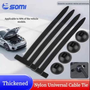 (Per Pack/20pcs) Zip Ties Nylon Universal Cable tie BucklesThrough Pins Car Repair