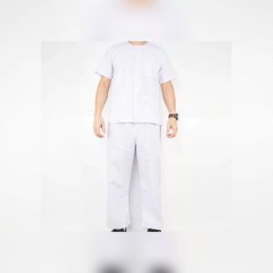 ชุดขาวธรรมะ ชุดขาวยี่ห้อรัตนาภรณ์ ผ้าโทเร Made in Thailand ชุดขาวใส่ไปสวดมนต์เข้าวัดทำบุญ