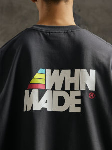 Summer Cotton T-Shirt Mens round Neck Short Sleeve Cracked Print Loose Fit Breathable Casual Fashion Brand WHIMNOTION