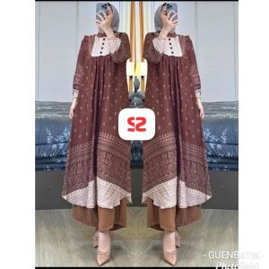SEVA SET LONG TUNIK VIRAL SETELAN TUNIK RAYON DIAMOND PREMIUM TERLARIS SET MIDI DRESS WANITA MUSLIMAH KEKINIAN