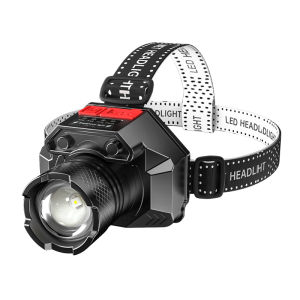 Đèn Pha LED Sạc Lại 68000000LM Siêu Sáng Chống Nước Có Chức Năng Zoom Sử Dụng Pin 18650 Thích Hợp Cho Cắm Trại Câu Cá Chạy Bộ