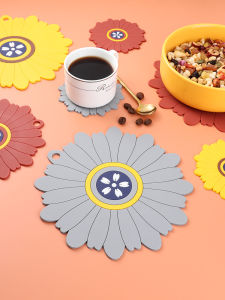Thảm Đựng Đồ Ăn Bằng Nhựa Dày Chống Nhiệt Hình Hoa Hướng Dương Thảm Đựng Cốc Thảm Đựng Nồi Bếp Nhà Bếp Thảm Trang Trí Bàn Ăn