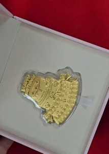 SSNPของขวัญเค้กทองคำ99.99%น้ำหนักทอง0.3กรัมพร้อมกล่องและถุงตามรูปภาพสั่งทำการ์ดได้ฟรีแจ้งลายละเอียดที่แชท