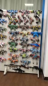 Electric Uzi Gel Ball Blaster - Eco-Friendly Automatic Water Bead Blaster for Outdoor Games for Kids (Assorted Color)