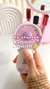 KLEVO DUCKIE KIPAS ANGIN GENGGAM KARAKTER BEBEK 3 SPEED Portable Handy Mini Fan Rechargeable
