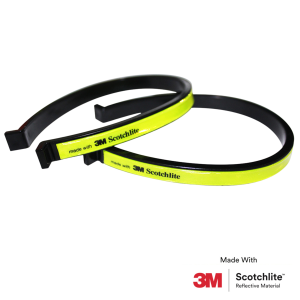 Salzmann Reflective Trouser Clips | Pack of 2 Hi-Vis Leg Bands | For Cycling & Commuting | Made with 3M Scotchlite