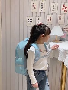 Beg Sekolah Schoolbag Elementary School Students Large-Capacity Cinnamoroll Bagpack Cute Cartoon Bag Weight Reducing