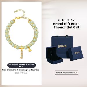 Grace Girl | Bamboo and Jade Bracelet for Girlfriend