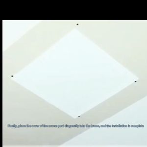 (COD) Aluminum alloy access port ceiling support plate inspection hole ceiling cover wall access holeWHITE MANHOLE COVER NEW MODEL 40CM*40CM MACDESIGN