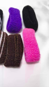 Ikat tali rambut donat isi 12 pcs MM