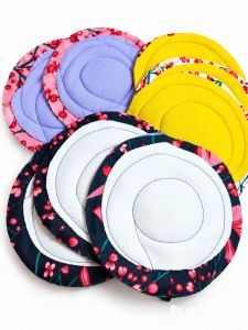 Basahan Bilog Multi purpose Cotton Assorted Colors for Various Uses - Round Cotton Pads with Floral and Solid Designs for Sewing and Crafting.