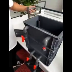 Fish Pond Filter Tank Koi Pond Filter System Water Purification Filter Garden Pond Water Cycle Equipment Boxes Except Green