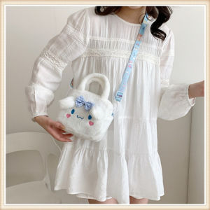 Tas Selempang Bulu Lucu Kartun Sling Bag Shoulder Bag Handbag Bulu Bulu Lucu Kartun