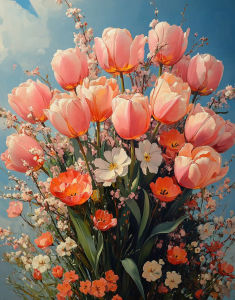 Jigsaw Puzzle for Adults 500/1000/1200/2000PCS Vintage Floral Artwork Mindful Game Stress Relief Decor Gift