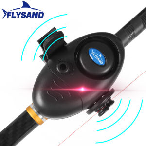 FLYSAND Fishing Fish Bite Alarm Electronic Buzzer On Fishing Rod with Loud Siren Daytime Night Indicator With Battery Fishing