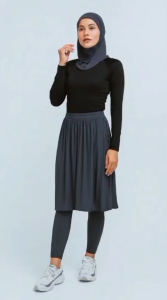 Legging Rok Panjang Olahraga Wanita Skirt Sport Lari Zumba terbaru