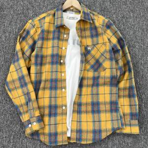 Loose Casual Plaid Long Sleeve Shirt Mens Fashionable Teenager Japanese Style New Model All Seasons Outerwear