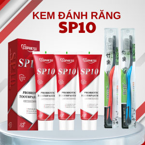 Kem đánh răng cho người niềng răng SP10 làm trắng răng ngăn ngừa sâu răng bảo vệ men răng