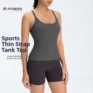 Slimming Fitness Sports Yoga Tank Top With Pads