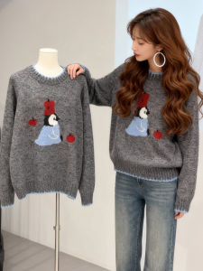 XIYUQI | Cute Penguin Cartoon Sweet Style Spring Knitwear