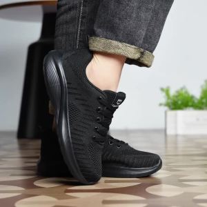 Womens Casual Sports Shoes Breathable Running Shoes Lightweight Travel Shoes Student Running Shoes Flat-Soled Single Shoes All-Season Work Shoes Loose and Comfortable Sports Shoes Fashionable Running Shoes Stylish and Breathable Solid Color W...
