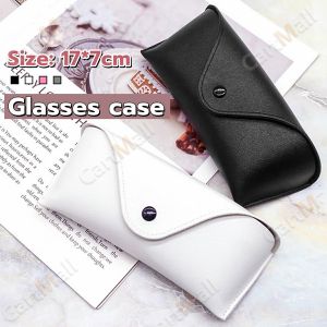 PVC Leather Sunglasses Bag High-End Glasses Case Eyeglasses Eyewear Storage Bag 4 Colors