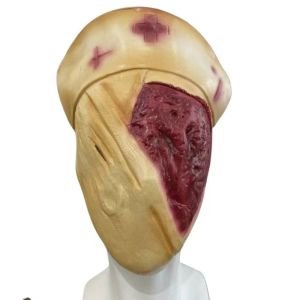 new 2024 Silent Hill Cosplay Faceless Nurse Mask Horror Escape Haunted House Halloween Props Latex Hood Dia De Muertos adult costume