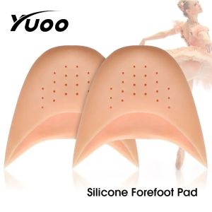 YUOO 1Pair Silicone Forefoot Pad Toe Protector Silicone for Women Foot Care High Heel Ballerina Half Size Cushion Pain Relief Non-slip Shoe Insole