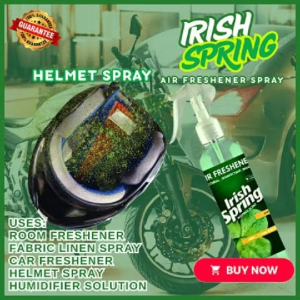 Irish Spring Air Freshener Spray 250mL–Antibacterial Disinfectant Room/Car Deodorizer Helmet Etc.