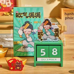Đồ Trang Trí Bàn Làm Việc Bằng Gỗ Đồ Trang Trí Văn Phòng Quà Tặng Sáng Tạo Chăm Chỉ DUCK CALENDAR Trang Trí Văn Phòng Cho Nữ