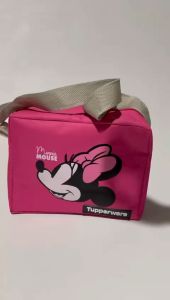 Minnie Sling Bag Tupperware (zipper bunga es)