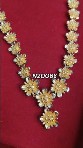 สร้อยคอสังวาลย์ดอกไม้ ยาว18