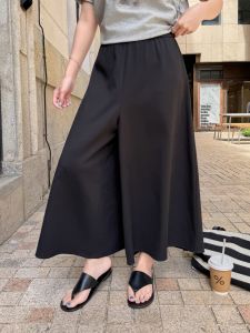 MASISI | Plus Size Round Neck and Drawstring Tee Shorts Set Loose Fit Slim