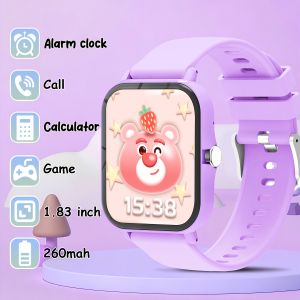 New Kids Smartwatch Features Wireless Calling Music Playback Call Reminders Message Notifications
